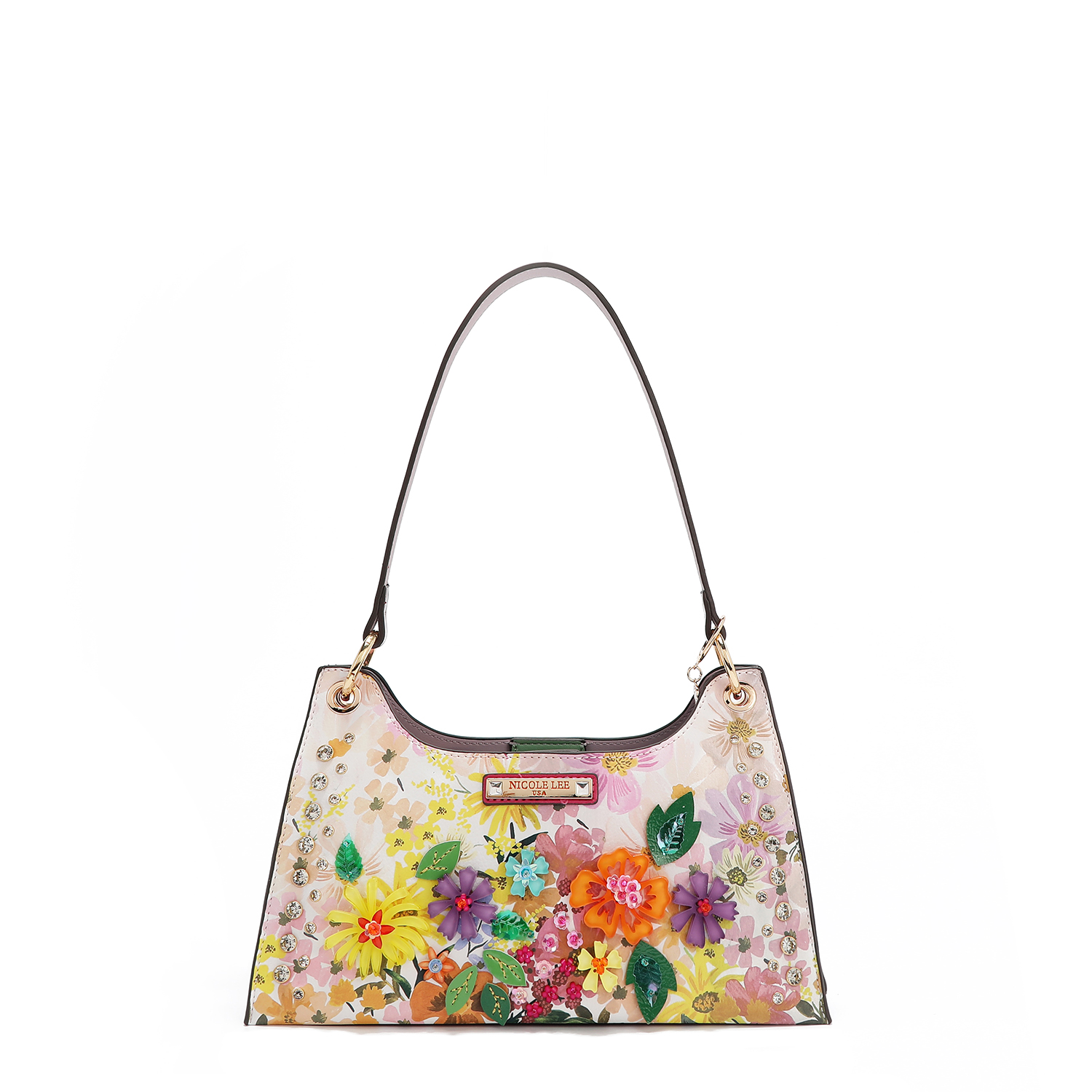 Foto 2 pulgar | Bolsa Shoulder De Nicole Lee Estampado Dreams Blossom