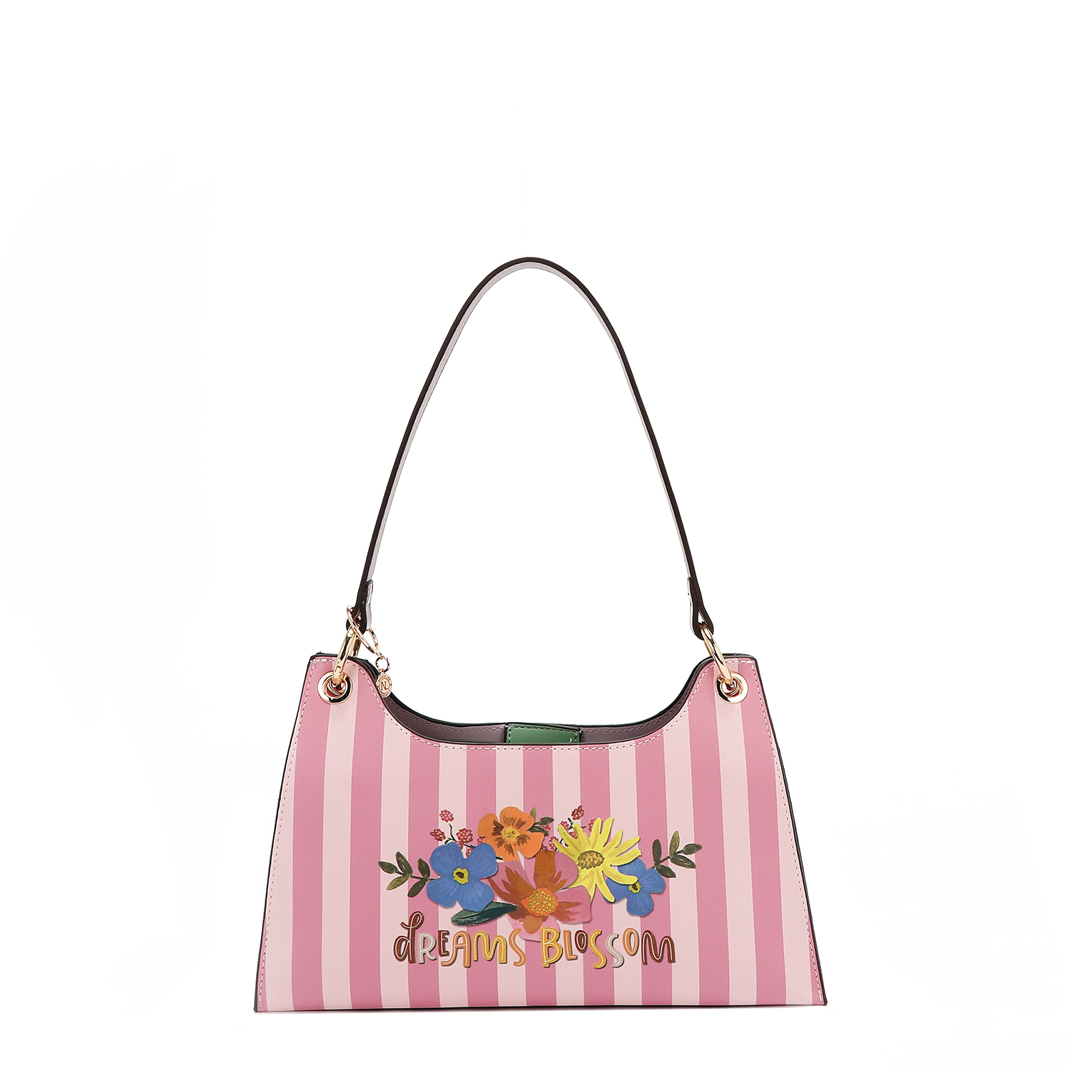 Foto 3 pulgar | Bolsa Shoulder De Nicole Lee Estampado Dreams Blossom