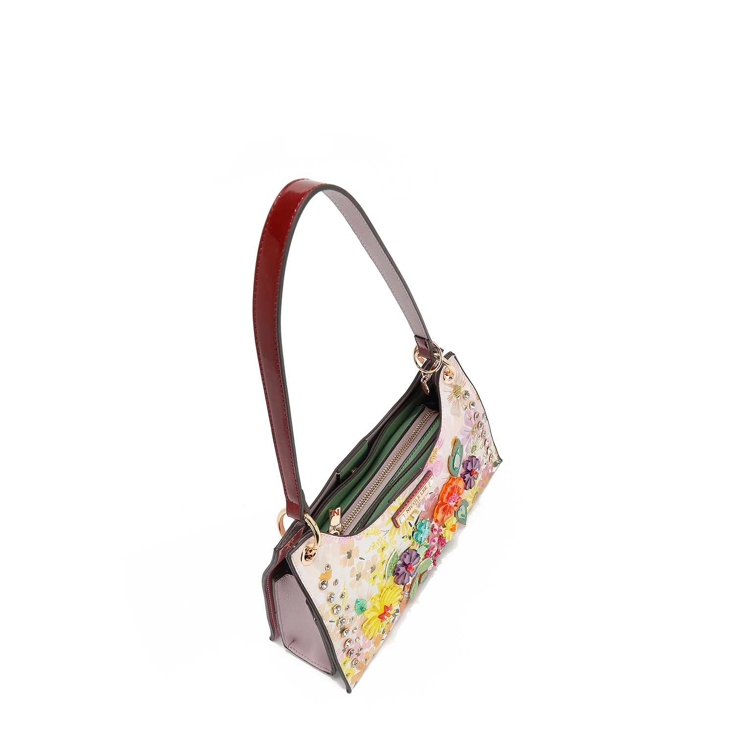 Foto 5 pulgar | Bolsa Shoulder De Nicole Lee Estampado Dreams Blossom