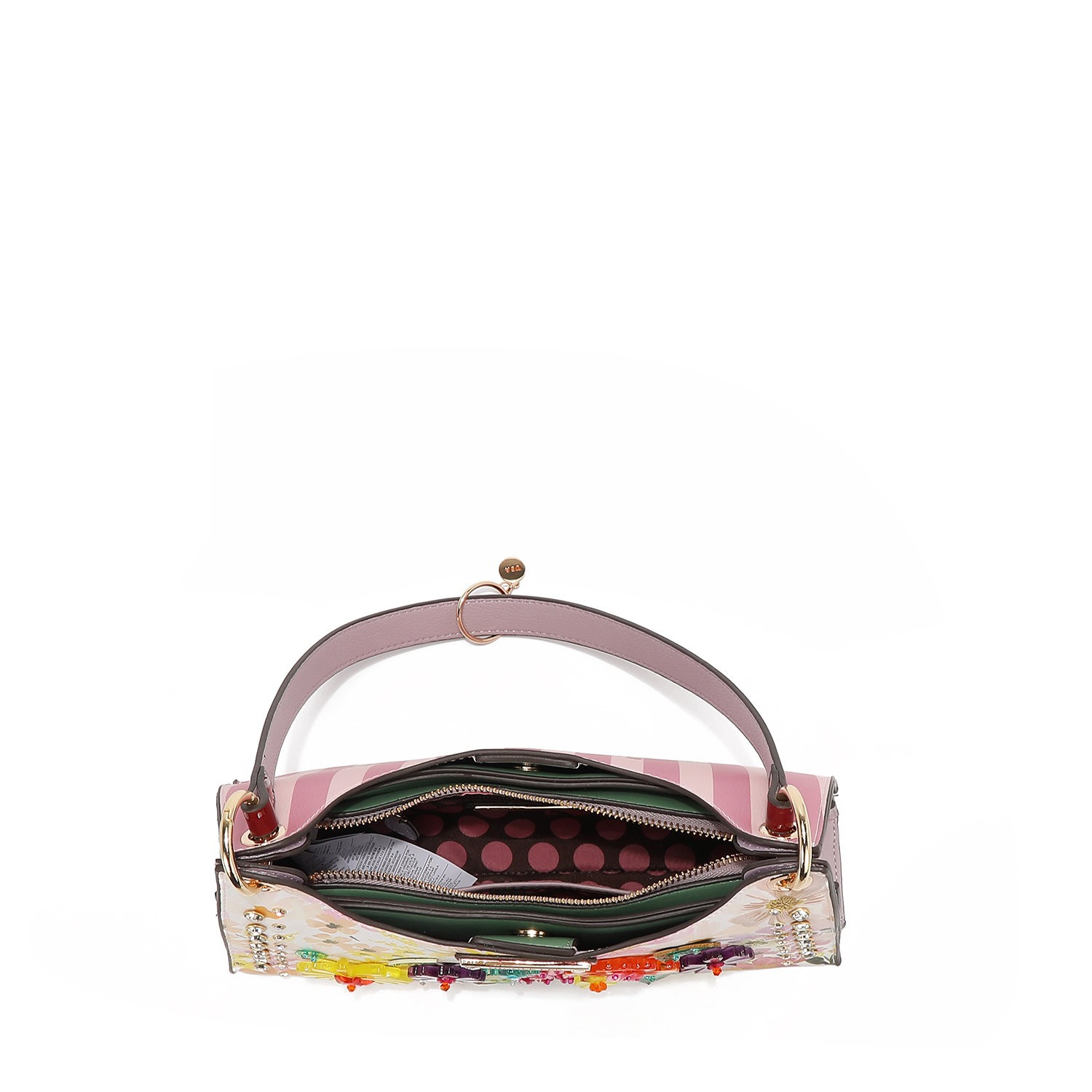 Foto 6 pulgar | Bolsa Shoulder De Nicole Lee Estampado Dreams Blossom
