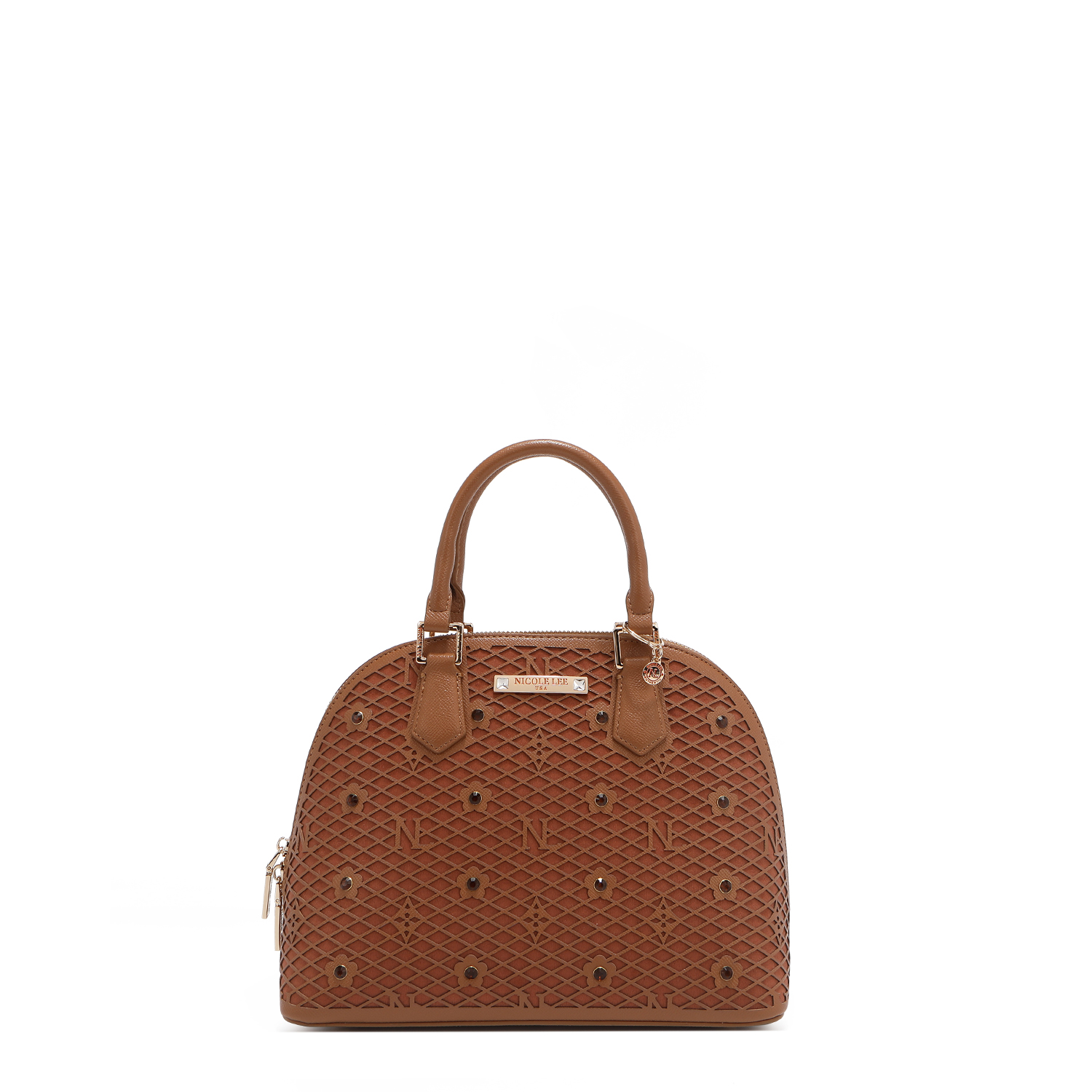Bolsa Dome De Nicole Lee De Corte Laser Y Pedrería