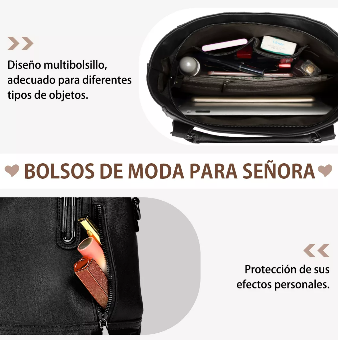 Foto 4 | Bolsa de Hombro Xtellar con Monedero para Mujer