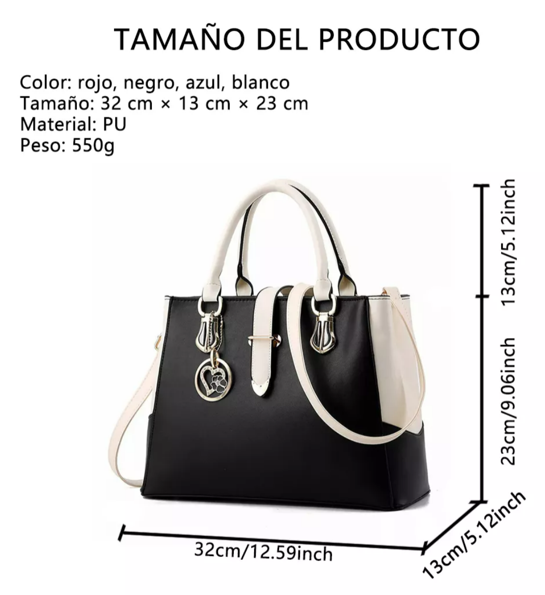 Foto 3 pulgar | Xtellar Bolsos De Mujer Bolsos Bandolera Bolsos De Hombro Color Negro