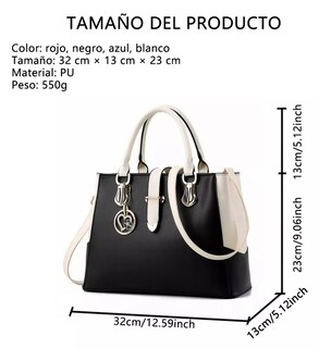 Foto 2 | Xtellar Bolsos De Mujer Bolsos Bandolera Bolsos De Hombro Color Negro