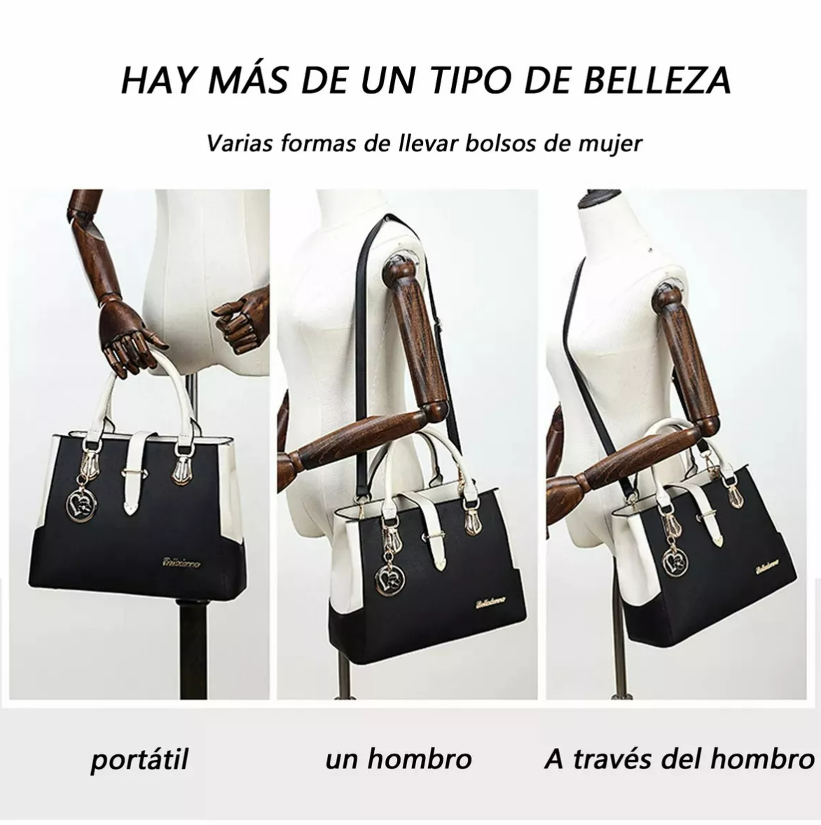 Foto 4 pulgar | Xtellar Bolsos De Mujer Bolsos Bandolera Bolsos De Hombro Color Negro