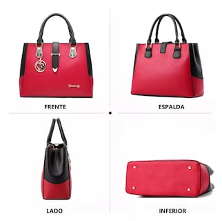 Foto 4 | Xtellar Bolsos De Mujer Bolsos Bandolera Bolsos De Hombro Color Rojo