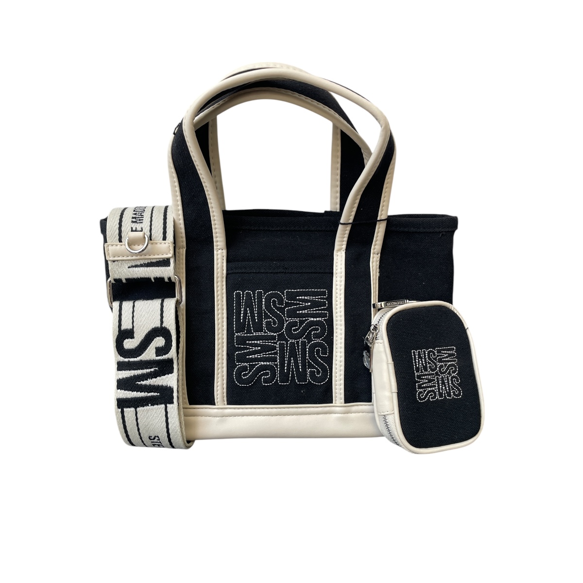 Foto 2 pulgar | Bolsa Steve Madden Tote Small Blackmulti para Dama