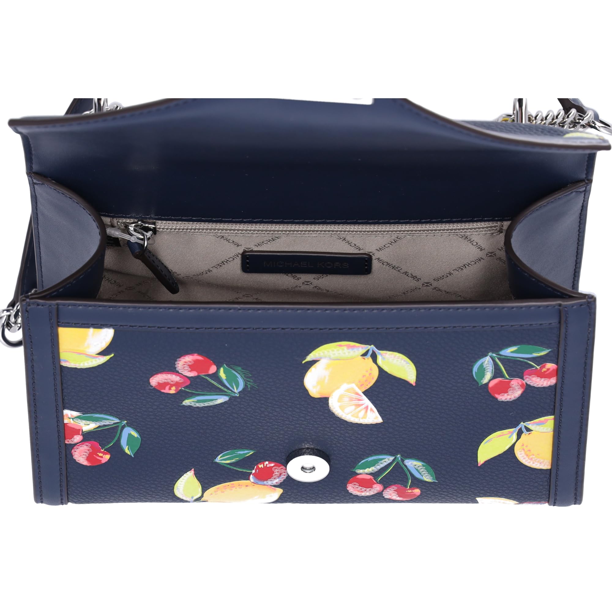 Foto 5 pulgar | Bandolera Michael Kors Whitney Medium Con Lentejuelas Azul Marino - Venta Internacional.