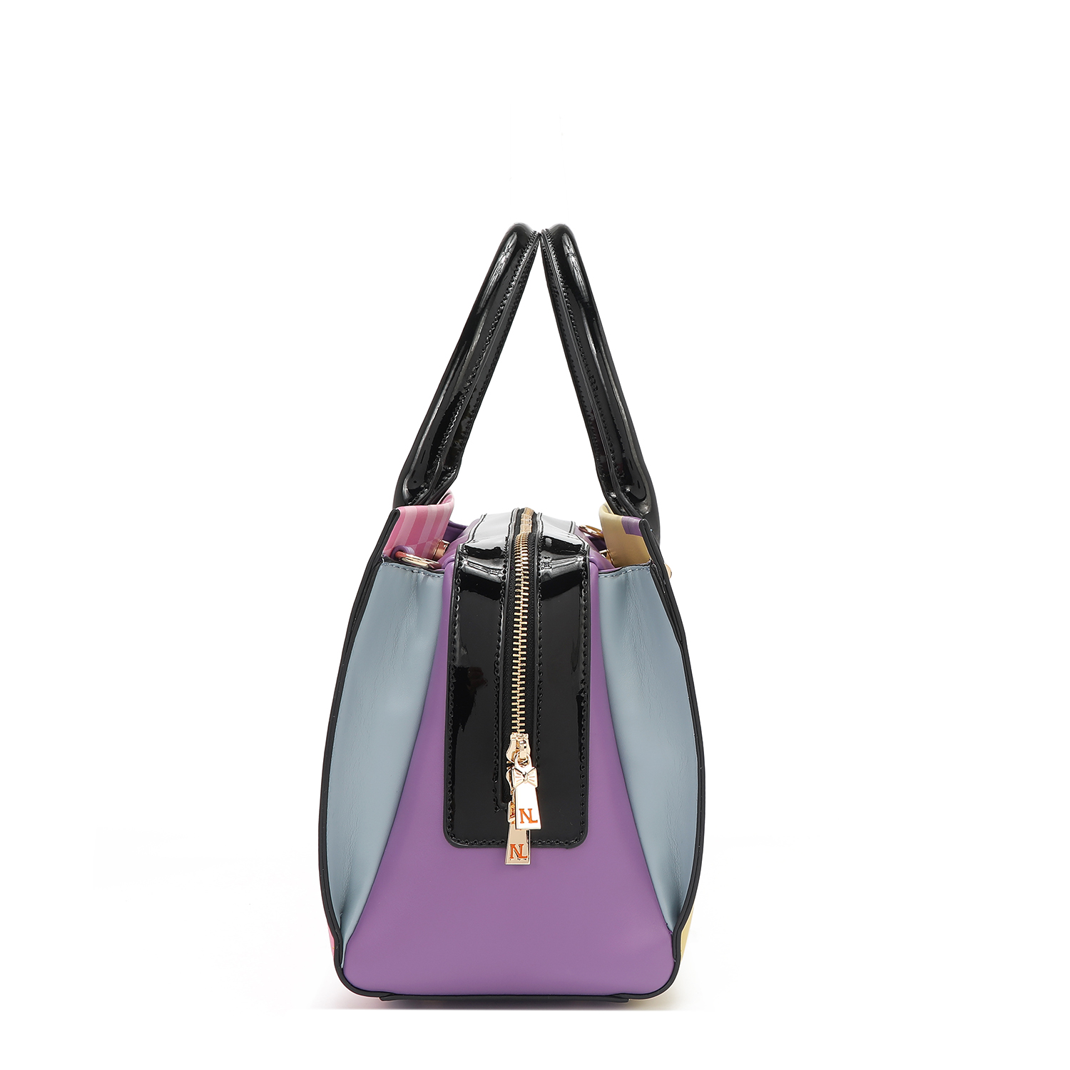 Foto 4 pulgar | Bolsa Cuadrada De Nicole Lee Estampado Nail Polish