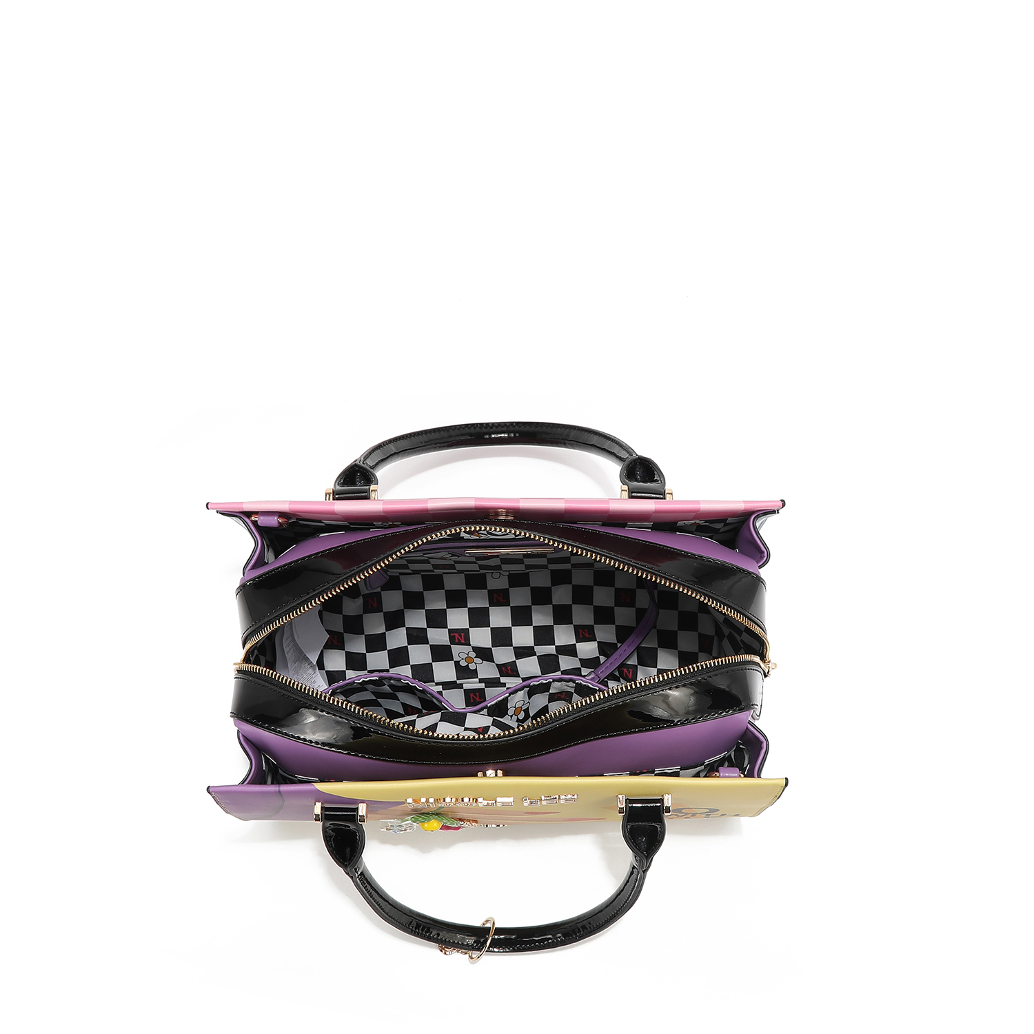 Foto 6 pulgar | Bolsa Cuadrada De Nicole Lee Estampado Nail Polish