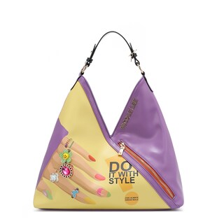 Foto 1 | Bolsa Hobo De Nicole Lee Estampado Nail Polish