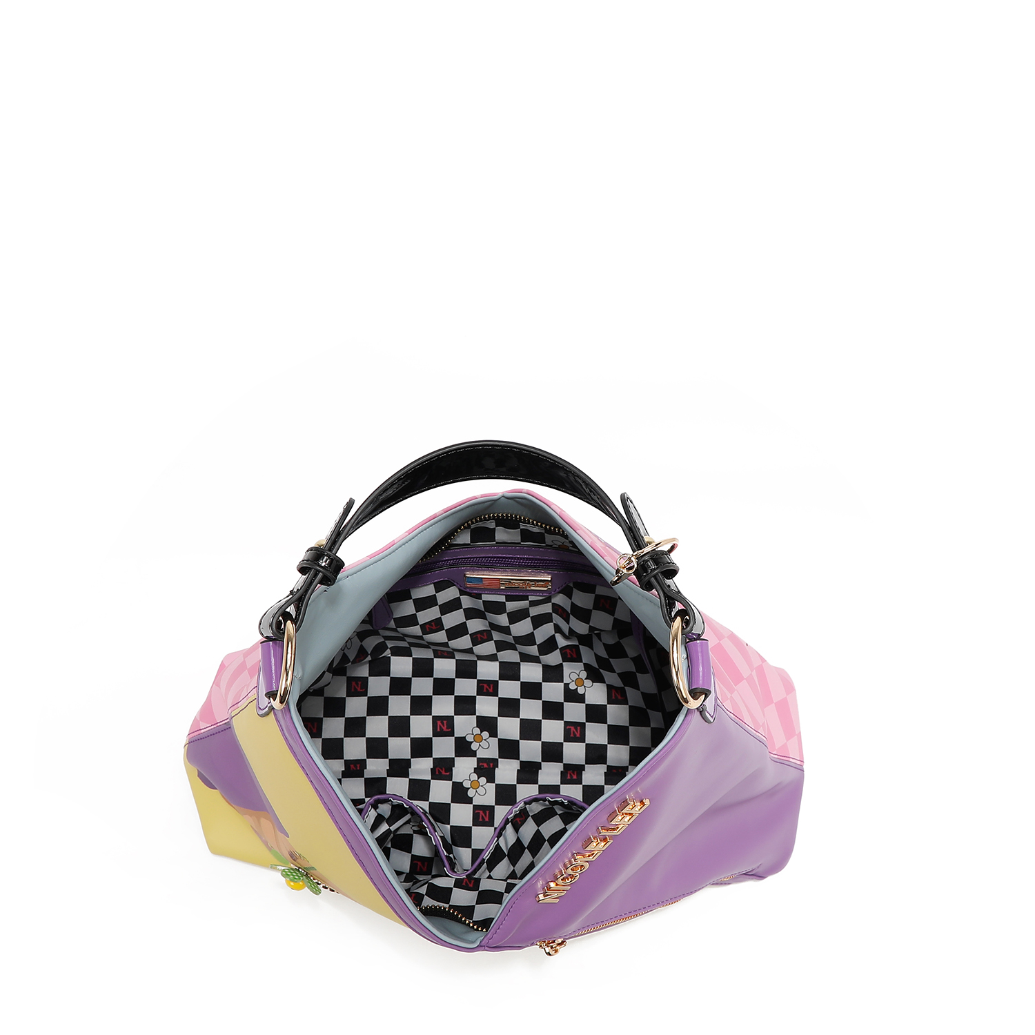 Foto 6 pulgar | Bolsa Hobo De Nicole Lee Estampado Nail Polish