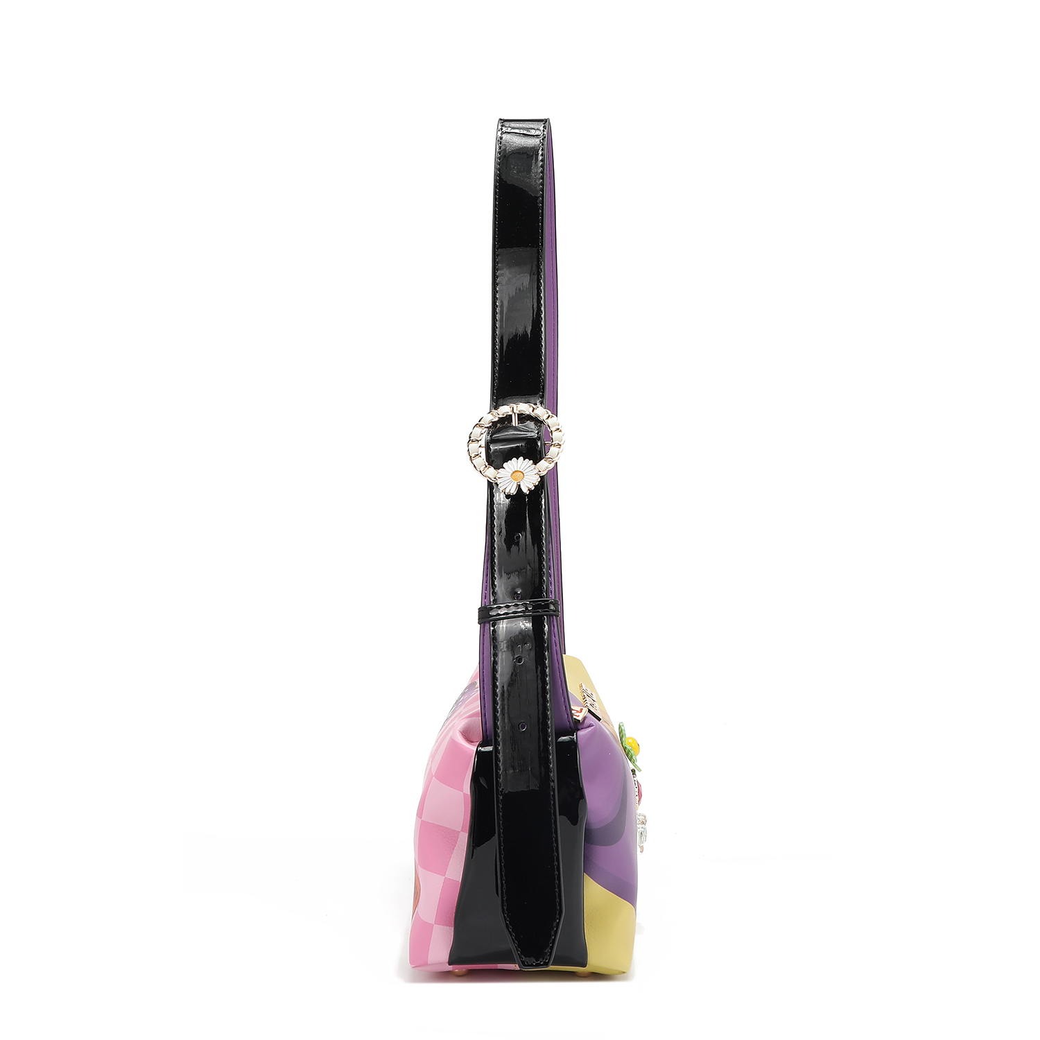 Foto 3 | Bolsa Shoulder De Nicole Lee Estampado Nail Polish