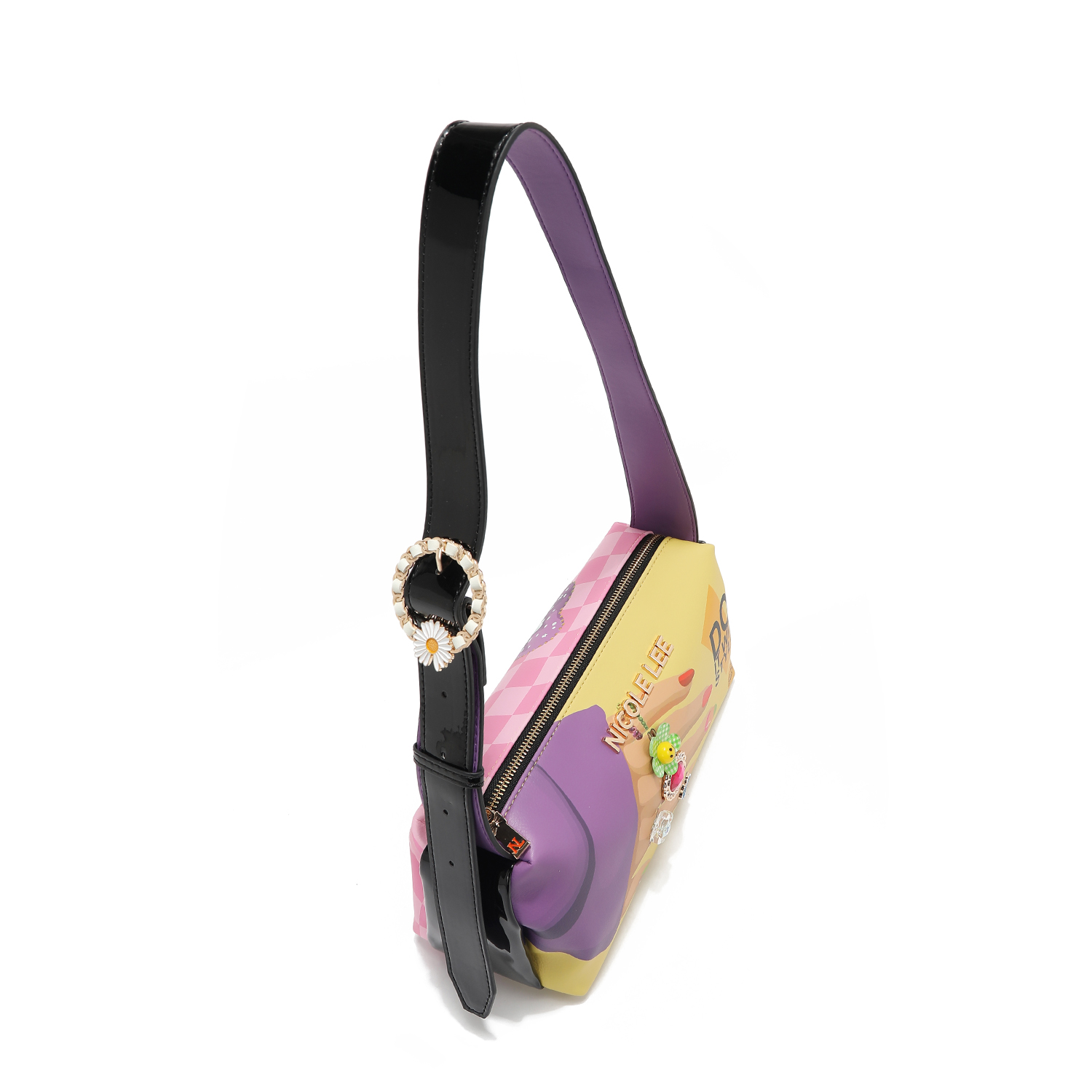 Foto 5 pulgar | Bolsa Shoulder De Nicole Lee Estampado Nail Polish