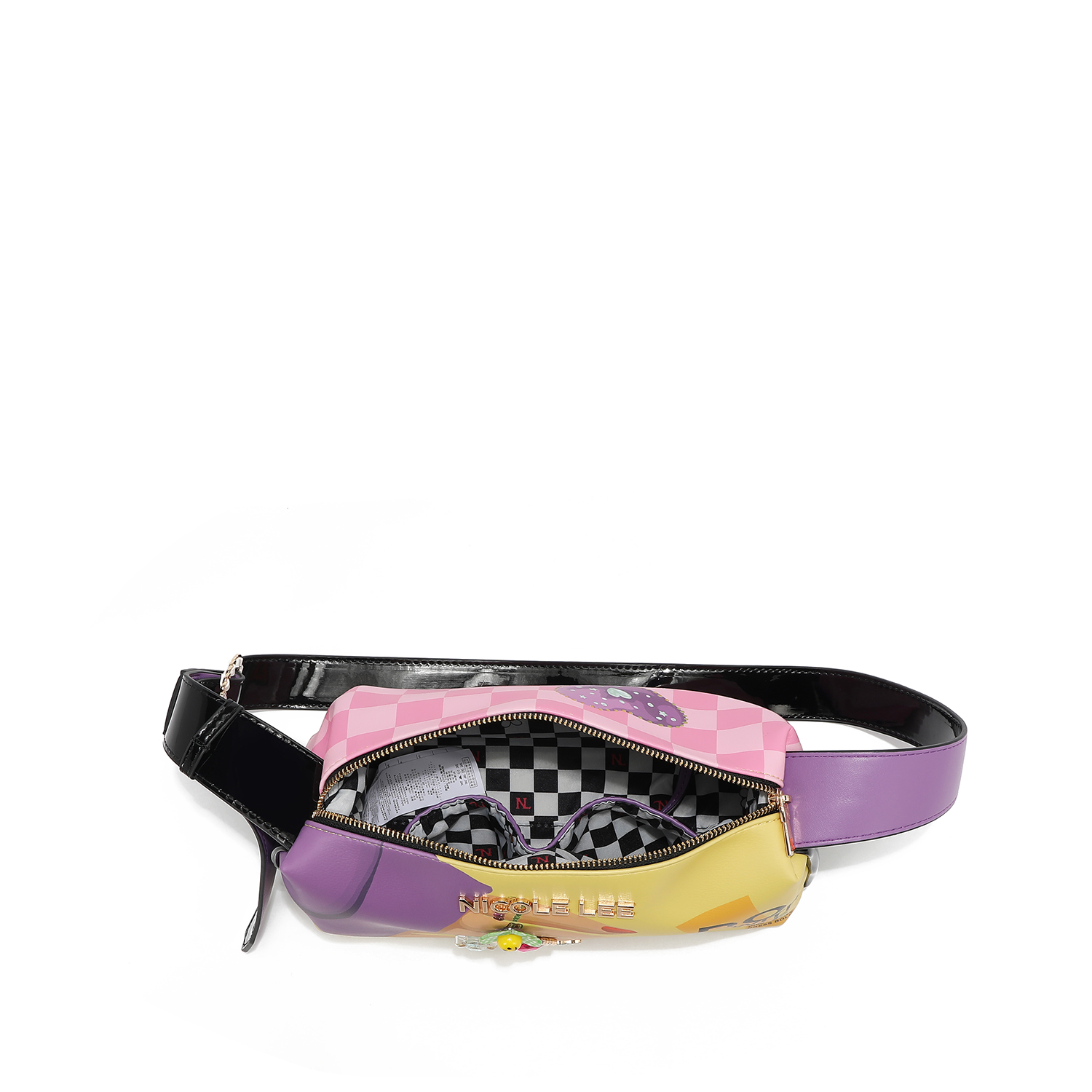 Foto 6 pulgar | Bolsa Shoulder De Nicole Lee Estampado Nail Polish