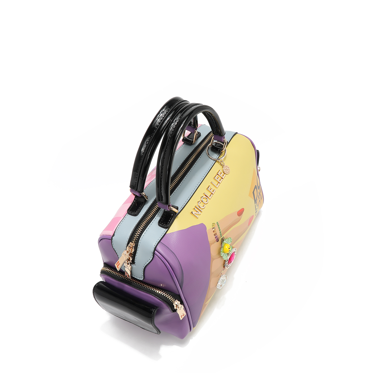 Foto 5 pulgar | Bolsa Boston De Nicole Lee Estampado Nail Polish