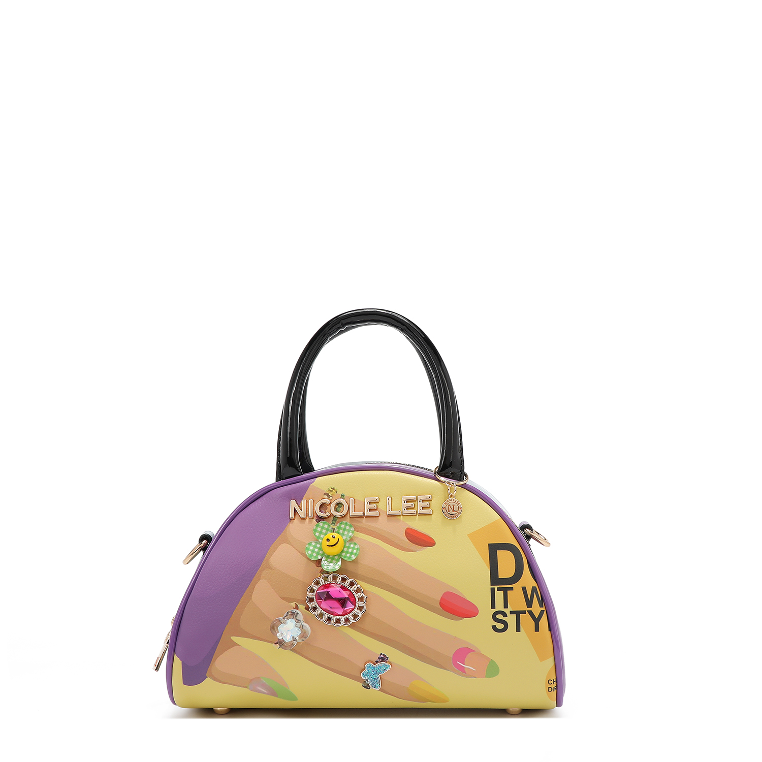 Foto 2 pulgar | Bolsa Dome De Nicole Lee Estampado Nail Polish