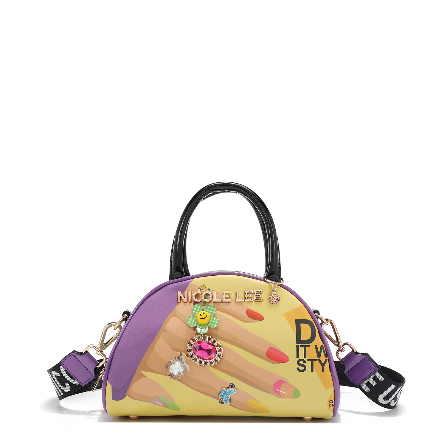 Foto 8 pulgar | Bolsa Dome De Nicole Lee Estampado Nail Polish