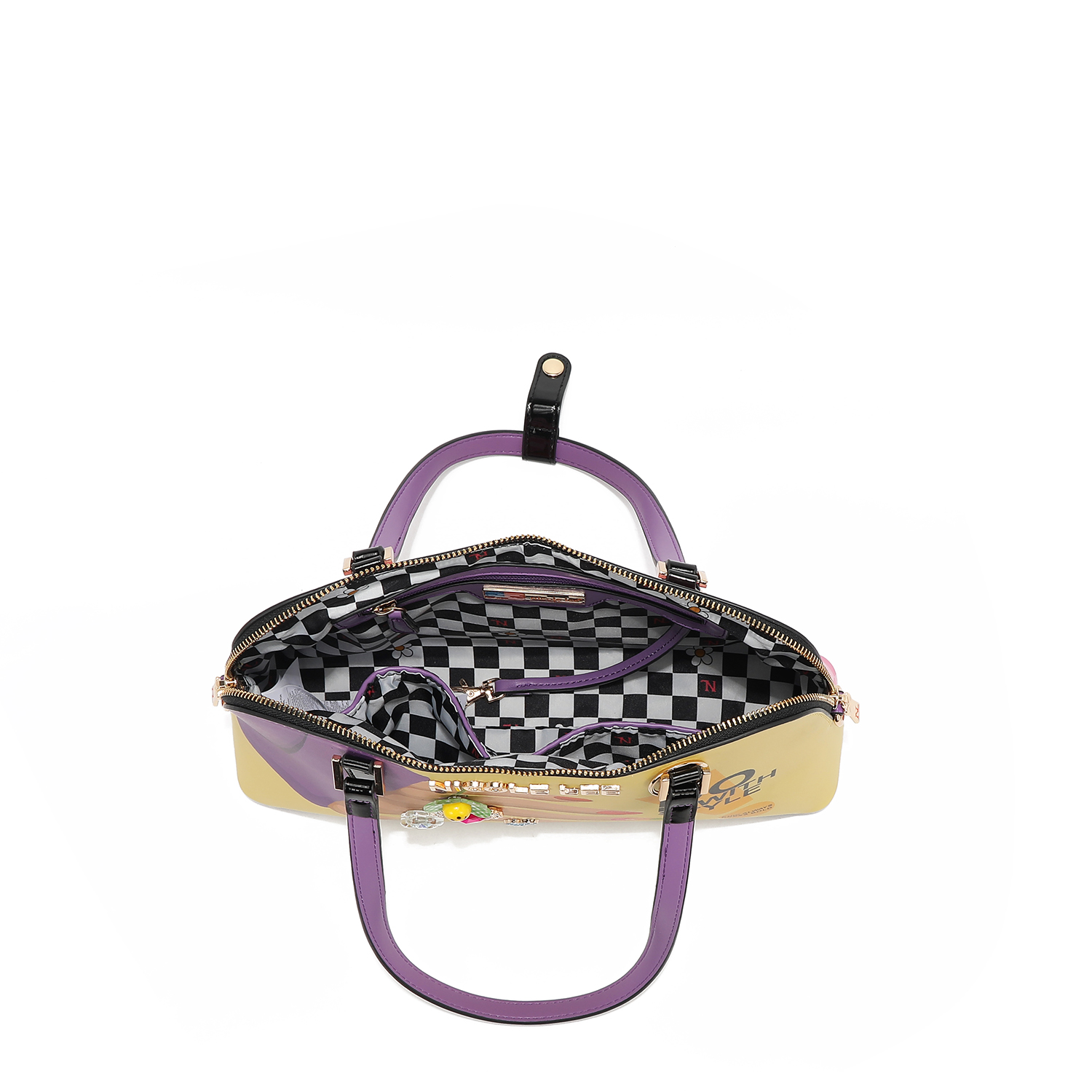 Foto 6 pulgar | Bolsa Bowler Nicole Lee Estampado Nail Polish