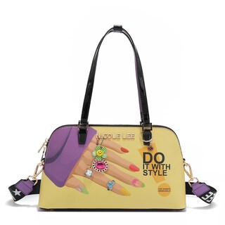Foto 7 | Bolsa Bowler Nicole Lee Estampado Nail Polish