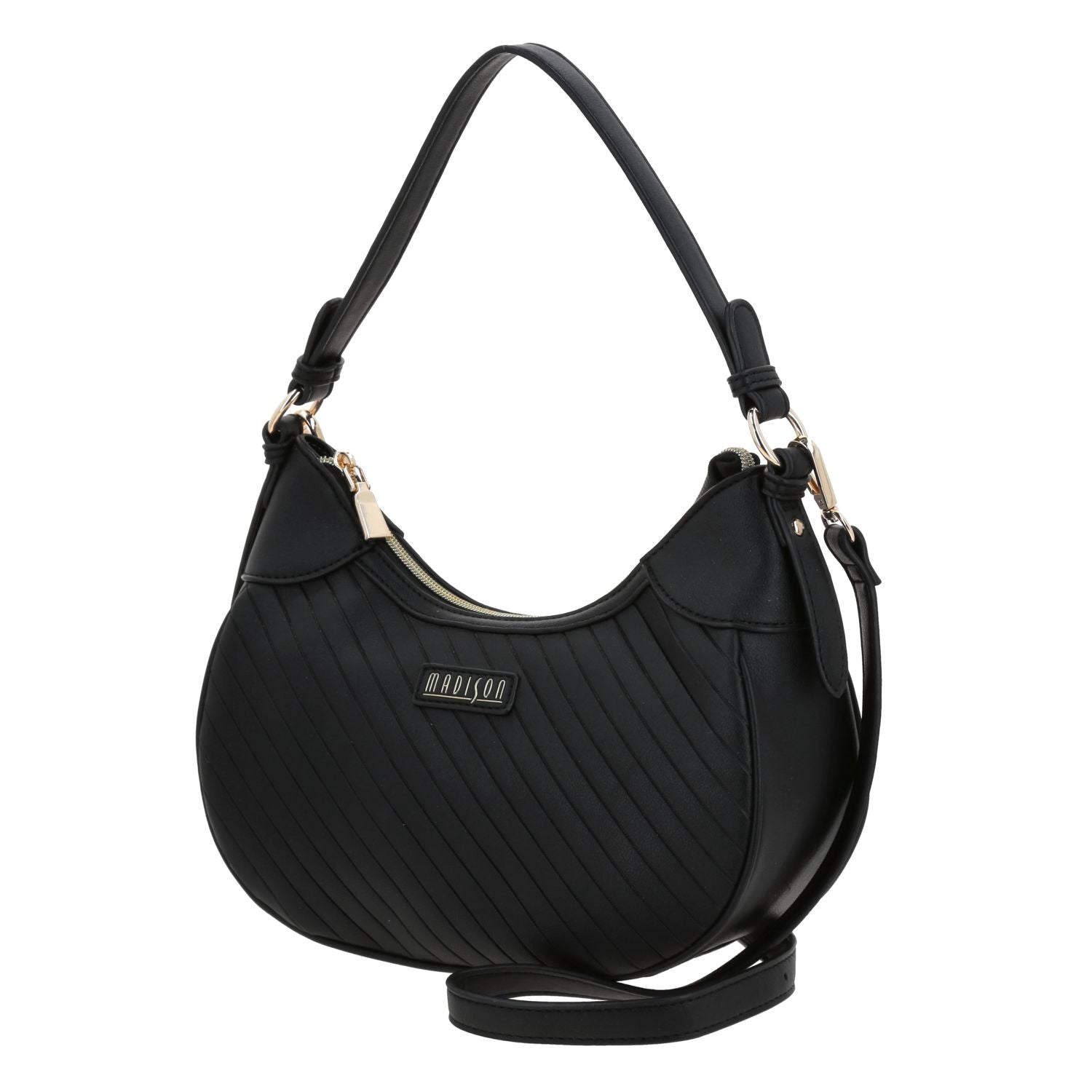 Foto 3 pulgar | Bolso Baguette Negro Madison Player