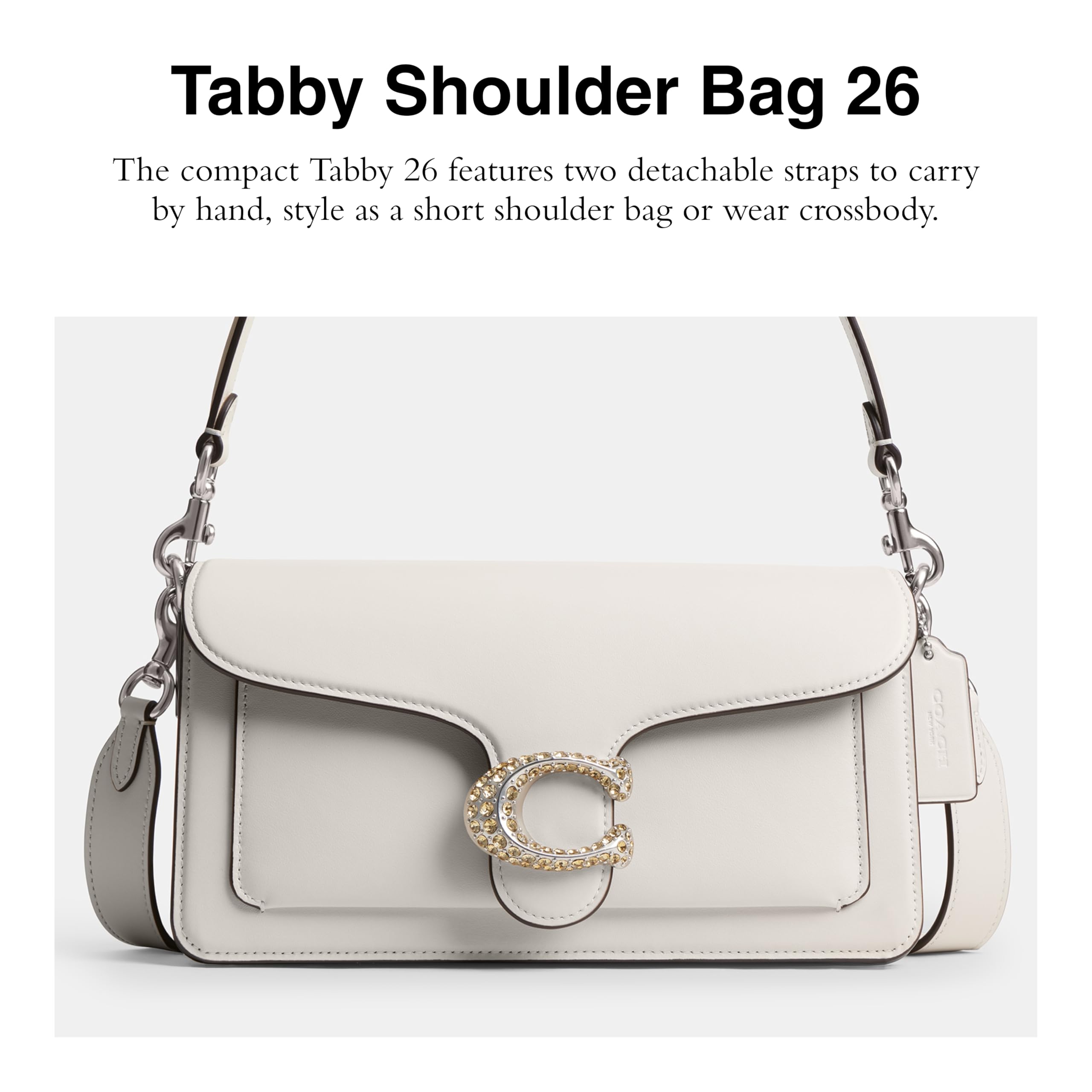 Foto 2 | Bandolera Coach Tabby 26 De Piel Refinada Para Mujer - Venta Internacional.