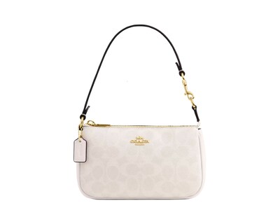 Foto 1 | Bolsa Coach Nolita 19 Signature Canvas Cw426 Color Blanco