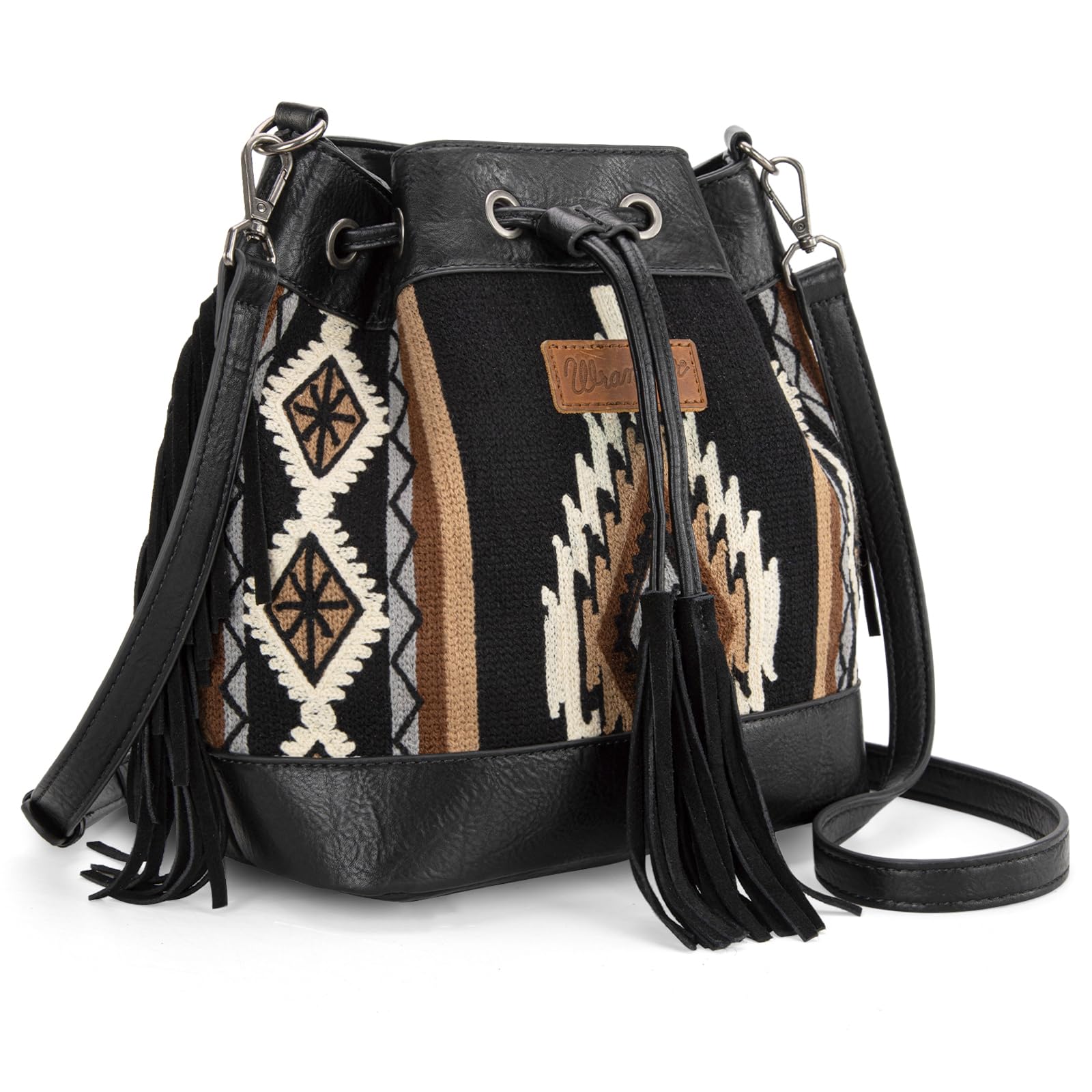 Foto 2 pulgar | Bolso Hobo Montana West Wrangler Con Tapicería Azteca De Piel Vegana - Venta Internacional.