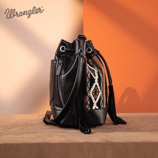 Foto 3 | Bolso Hobo Montana West Wrangler Con Tapicería Azteca De Piel Vegana - Venta Internacional.