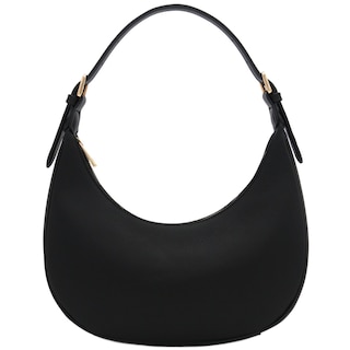 Foto 1 | Bolso De Hombro Fashionpuzzle Elegant Crescent De Piel Sintética Negra - Venta Internacional.