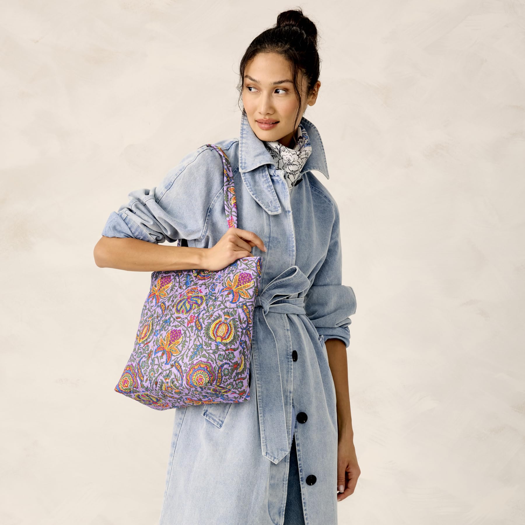 Foto 6 pulgar | Bolsa Vera Bradley Premium Cotton Small Original Marrakesh - Venta Internacional.