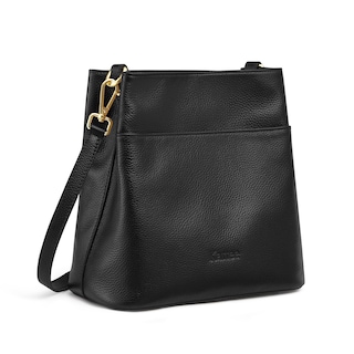 Foto 1 | Bolso De Hombro Kattee De Piel Con Forma De Cubo Negro Para Mujer - Venta Internacional.
