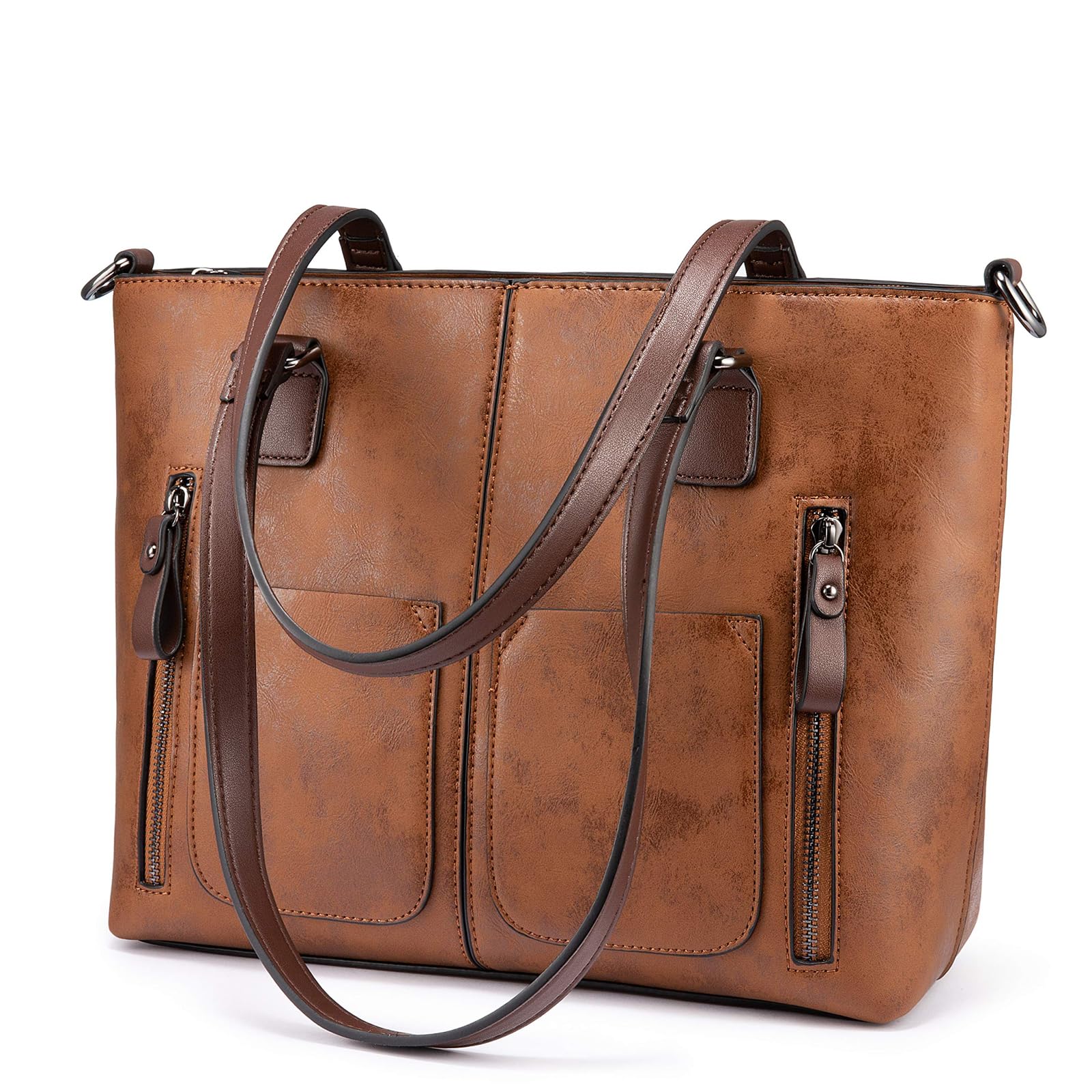 Foto 2 pulgar | Bolso Lovevook Grande Vintage De Piel Sintética Marrón Para Mujer - Venta Internacional.