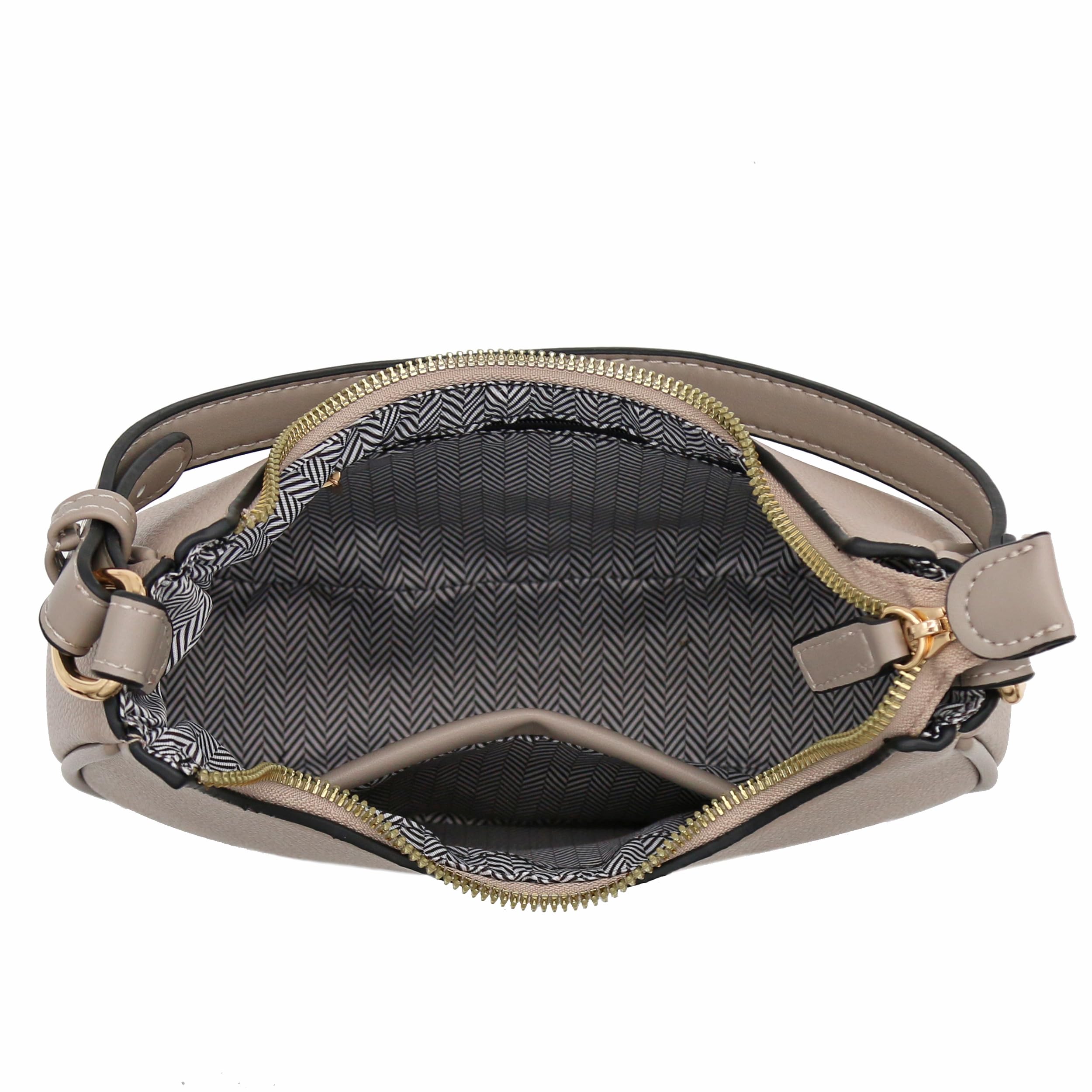 Foto 6 | Bolso De Hombro Fashionpuzzle Small Crescent Travertine - Venta Internacional.