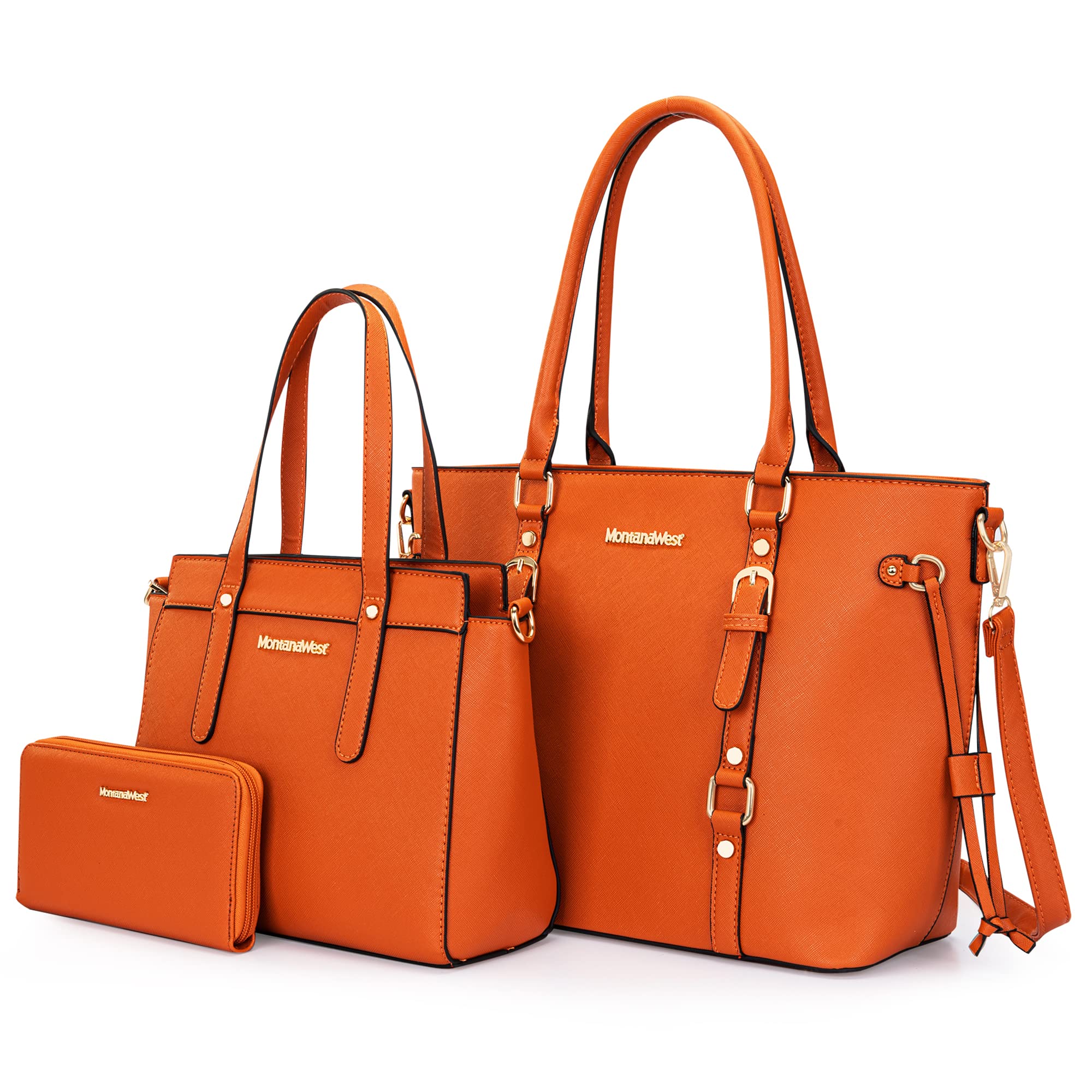 Foto 1 | Set De Bolsos Montana West Tote Bag Wallet De Piel Vegana - Venta Internacional.