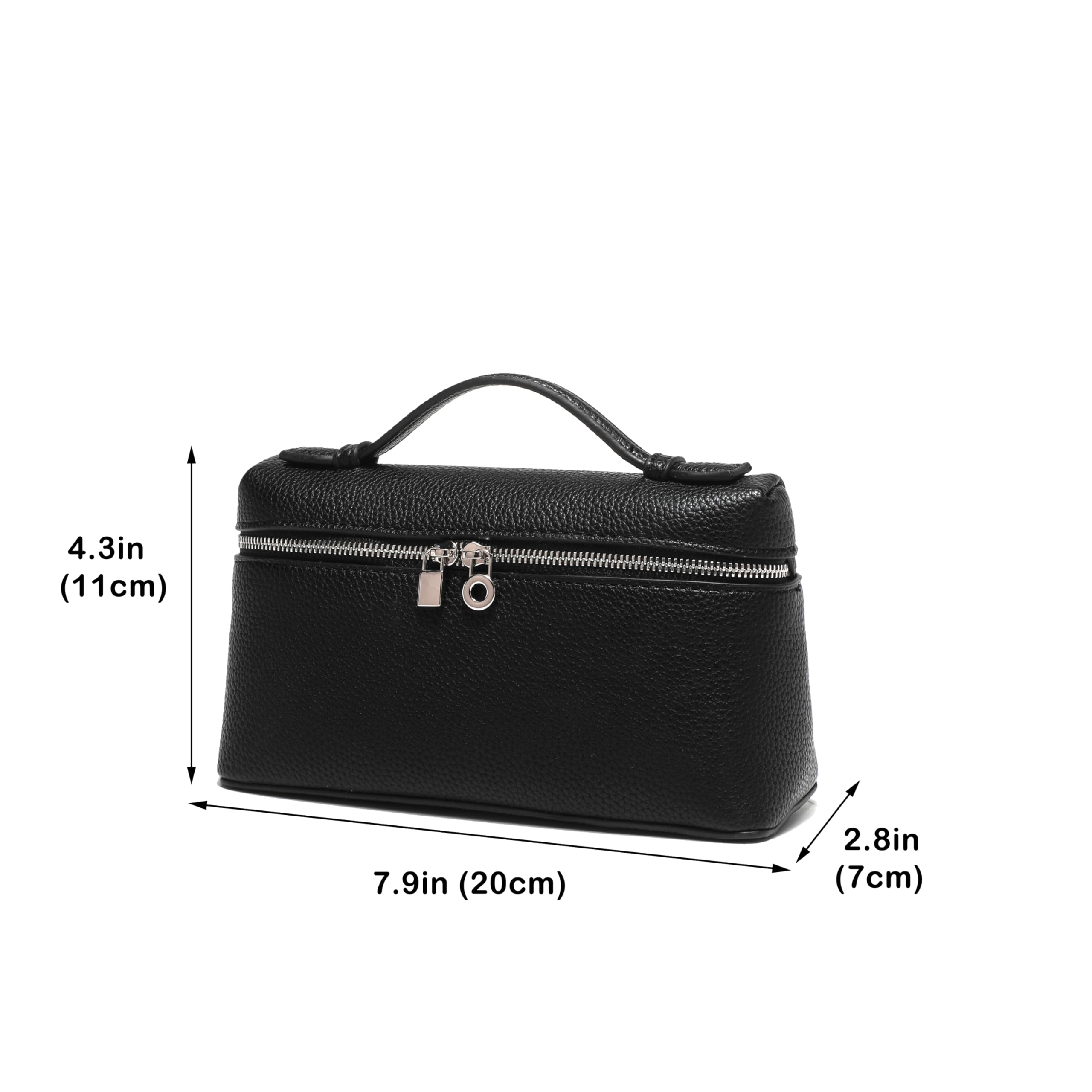 Foto 5 pulgar | Bandolera Rejolly L19 Para Mujer De Piel Sintética Negra - Venta Internacional.