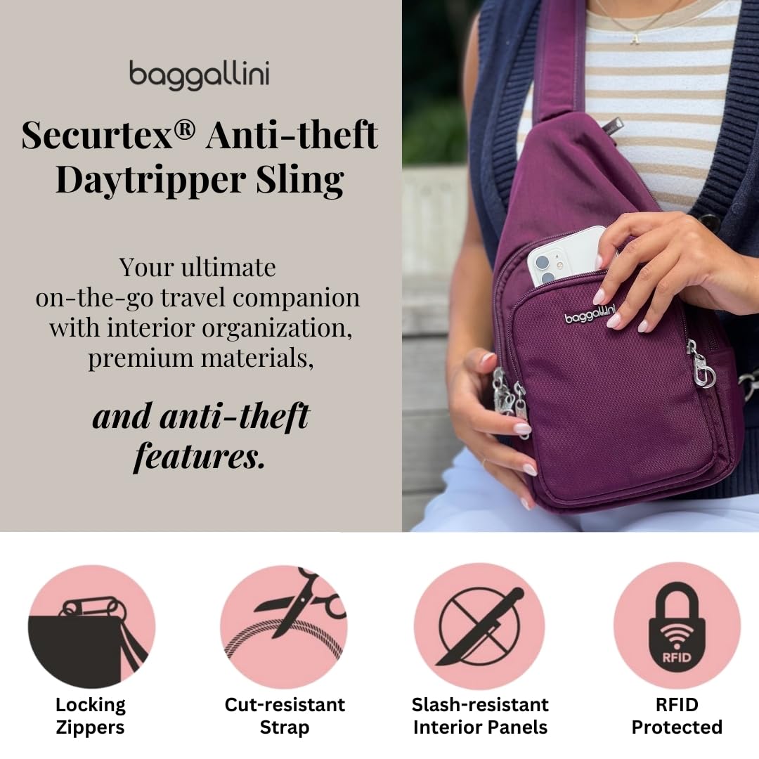 Foto 2 | Bandolera Baggallini Anti-theft Daytripper Sling, 2,75 L - Venta Internacional.