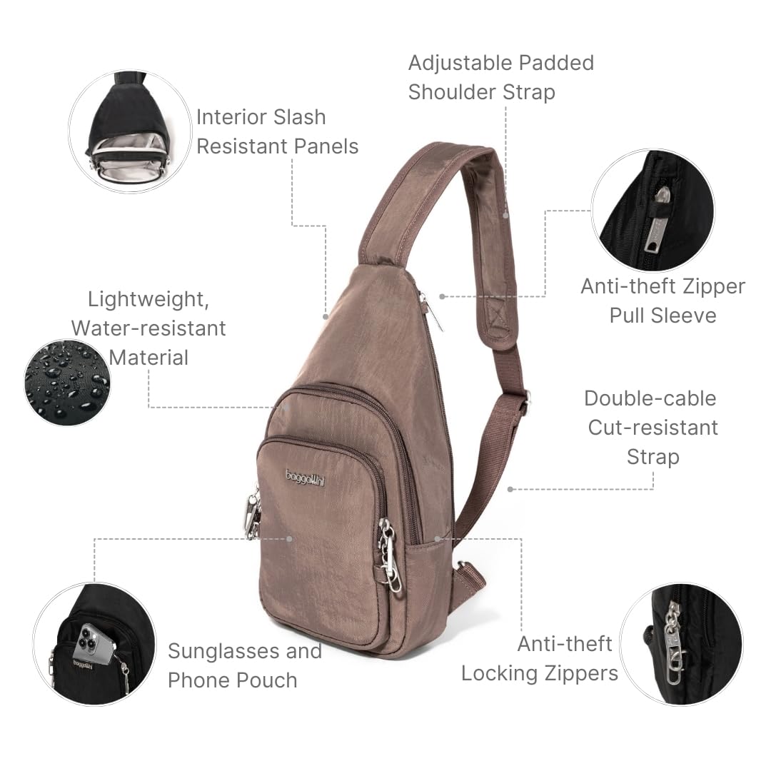 Foto 3 | Bandolera Baggallini Anti-theft Daytripper Sling, 2,75 L - Venta Internacional.