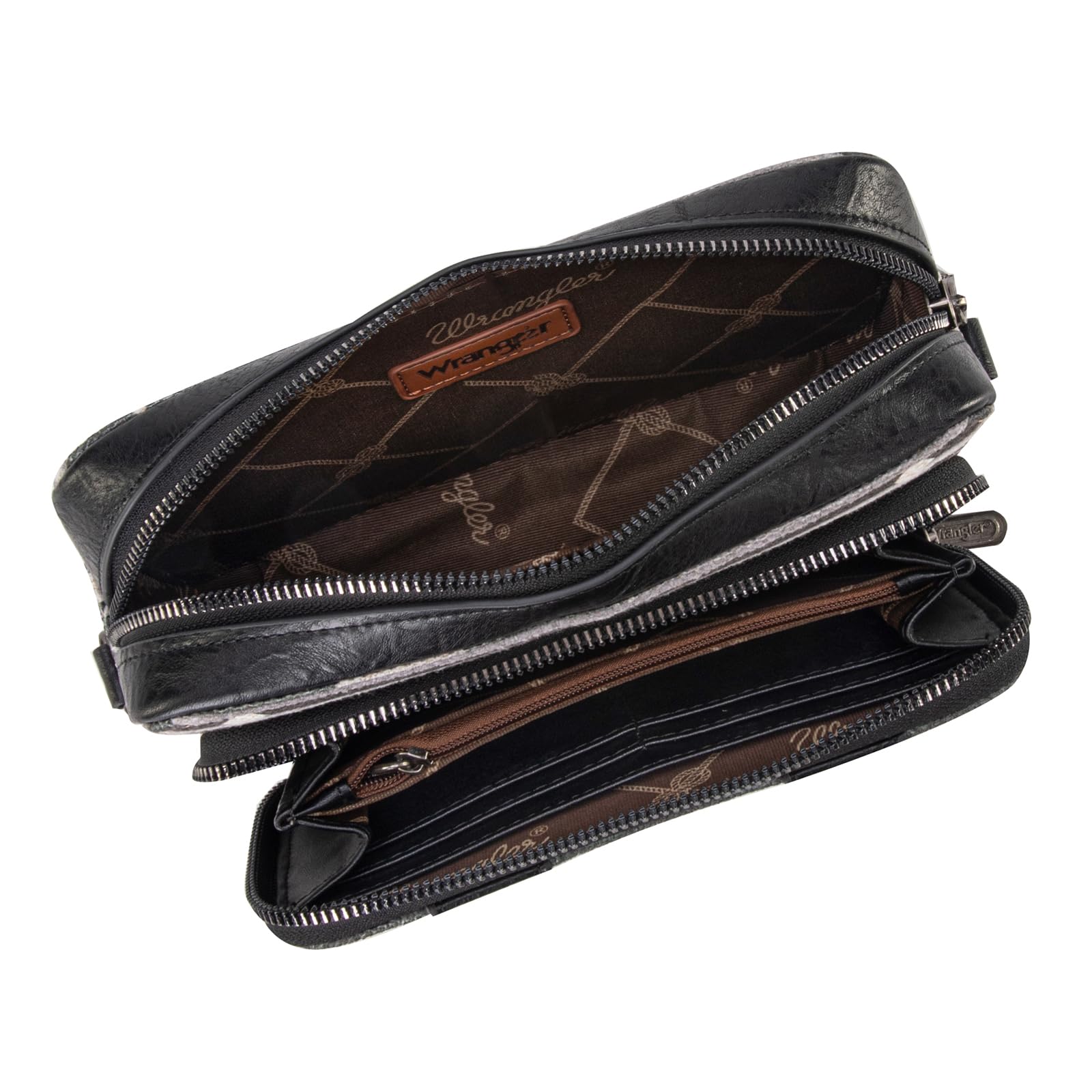 Foto 6 pulgar | Bandolera Montana West Wrangler Boho Aztec Black Para Mujer - Venta Internacional.