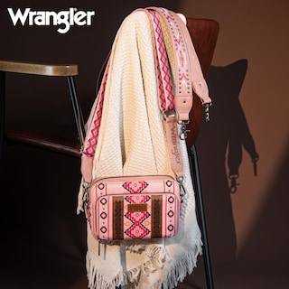 Foto 2 | Bandolera Montana West Wrangler Boho Aztec Pink Para Mujer - Venta Internacional.