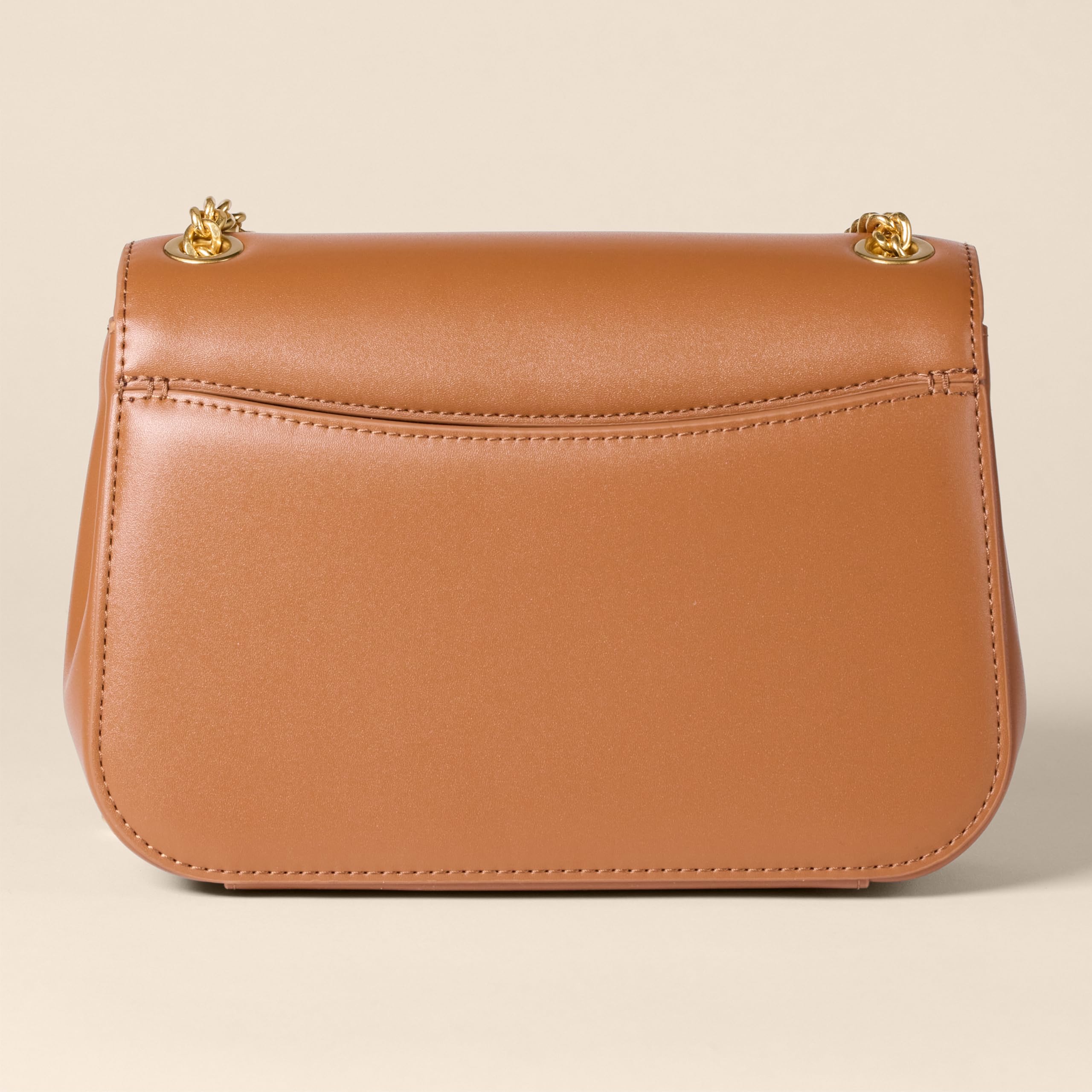 Foto 2 | Bolso De Hombro Amazon Essentials De Piel Sintética Color Canela Para Mujer - Venta Internacional.
