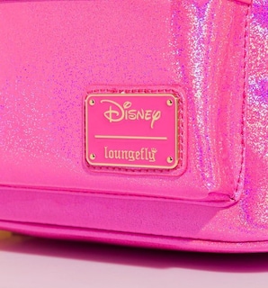 Foto 3 | Bandolera Loungefly Disney Minnie Mouse Con Purpurina Rosa - Venta Internacional.