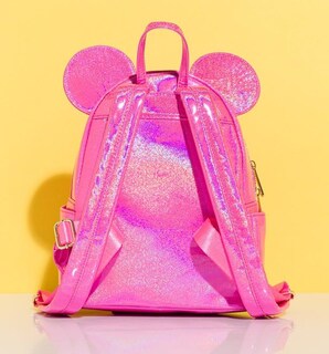 Foto 5 | Bandolera Loungefly Disney Minnie Mouse Con Purpurina Rosa - Venta Internacional.