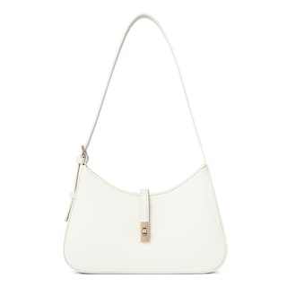 Foto 1 | Bandolera Cluci Para Mujer De Piel Vegana Blanca - Venta Internacional.