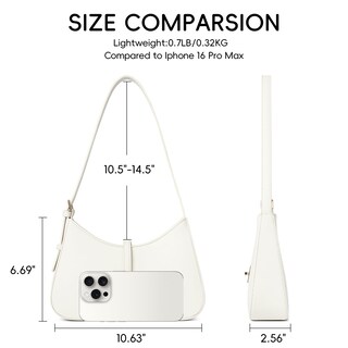 Foto 3 | Bandolera Cluci Para Mujer De Piel Vegana Blanca - Venta Internacional.