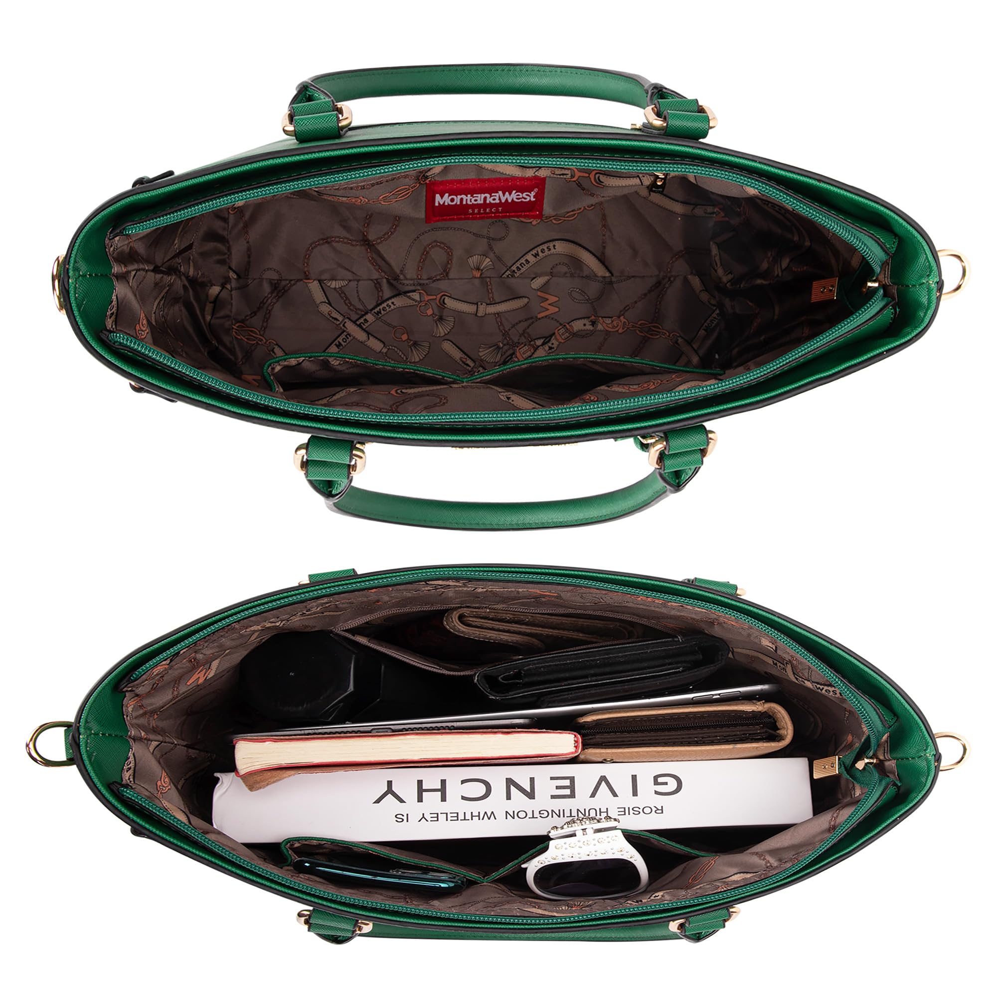 Foto 4 | Set De Monedero Montana West, Bolso, Cartera, Piel, 3 Unidades - Venta Internacional.