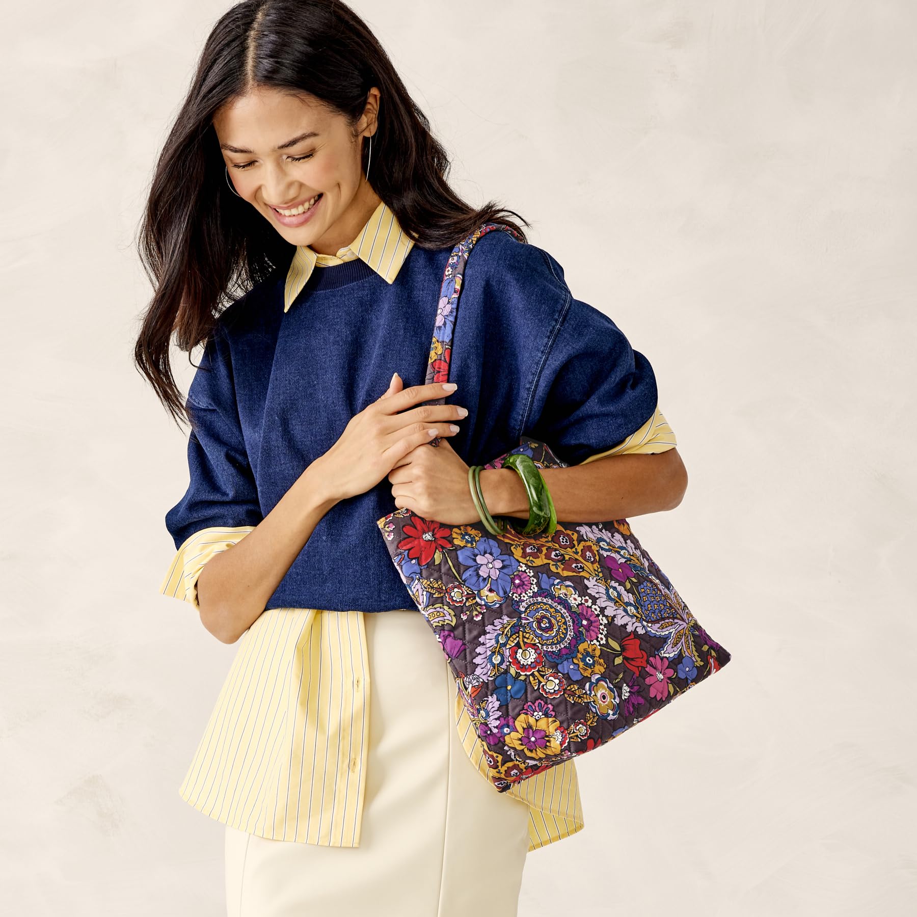 Foto 6 pulgar | Bolsa Vera Bradley Premium Cotton Small Original - Venta Internacional.