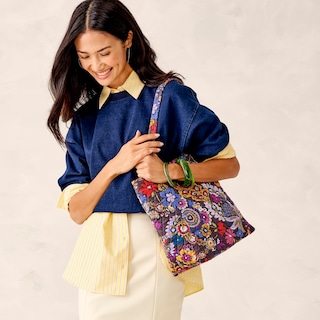Foto 5 | Bolsa Vera Bradley Premium Cotton Small Original - Venta Internacional.