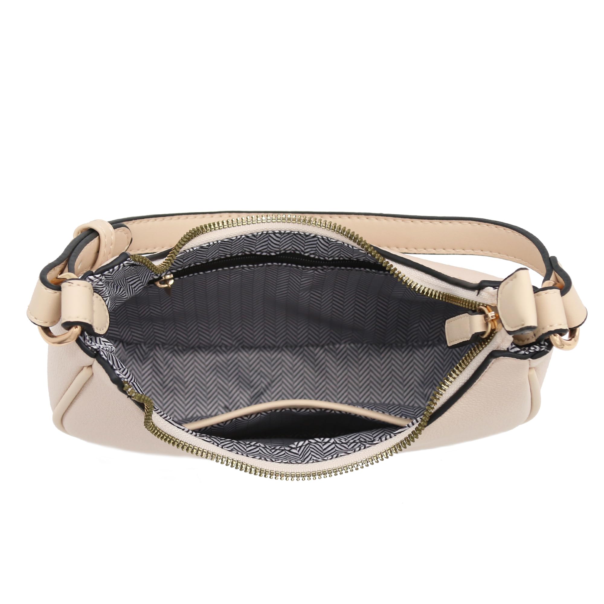 Foto 7 pulgar | Bolso De Hombro Fashionpuzzle Small Crescent Nude/nude - Venta Internacional.