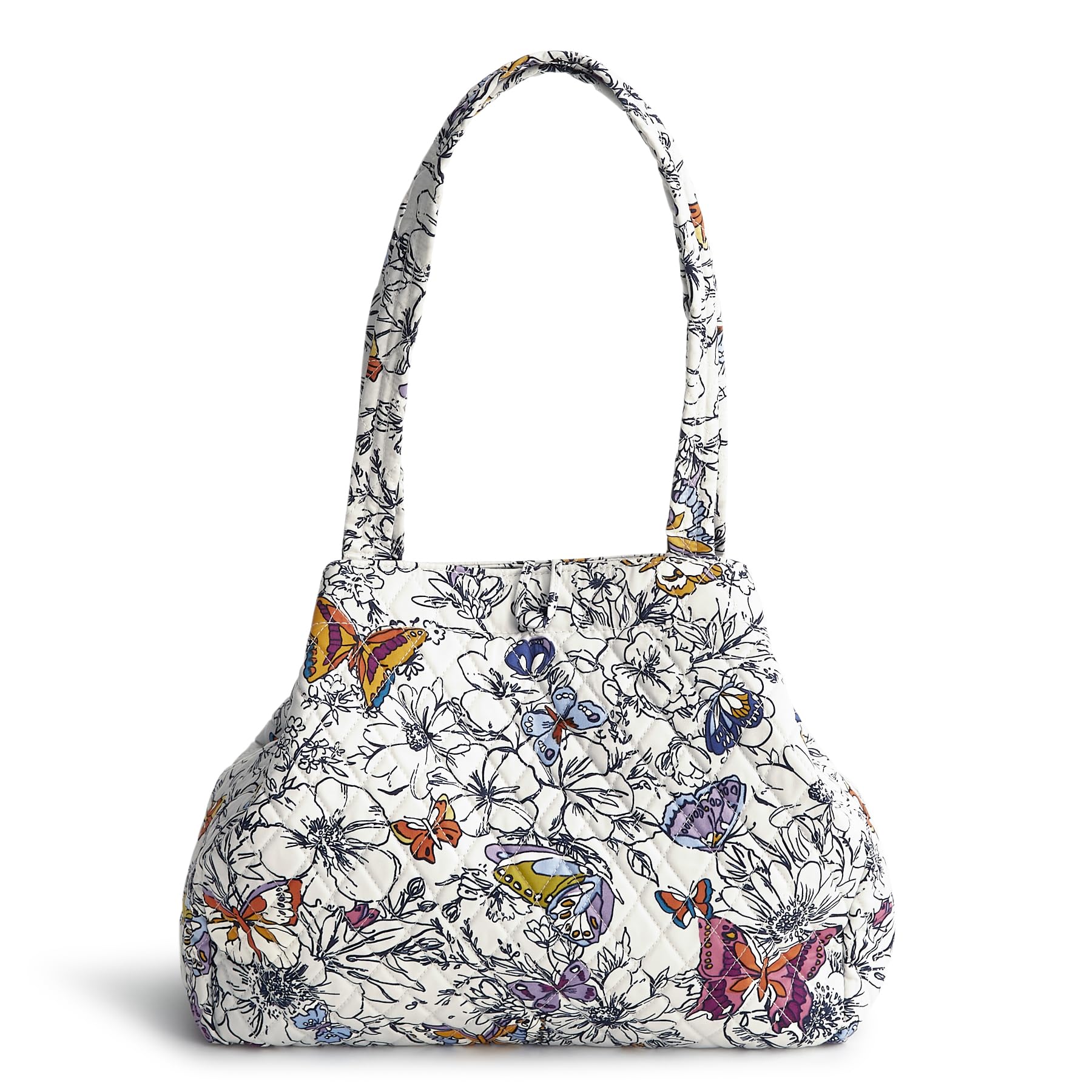 Foto 5 pulgar | Bolsa De Mano Vera Bradley Premium Cotton Small Hathaway Wing + Bloom - Venta Internacional.